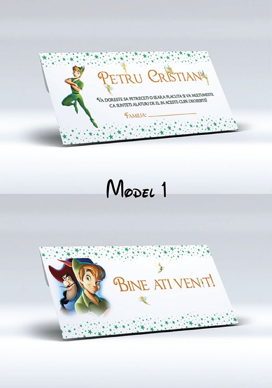 Plicuri pentru bani cu Peter Pan – 3 modele (botez) - 2/4