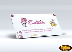 Plicuri pentru dar de botez cu Hello Kitty