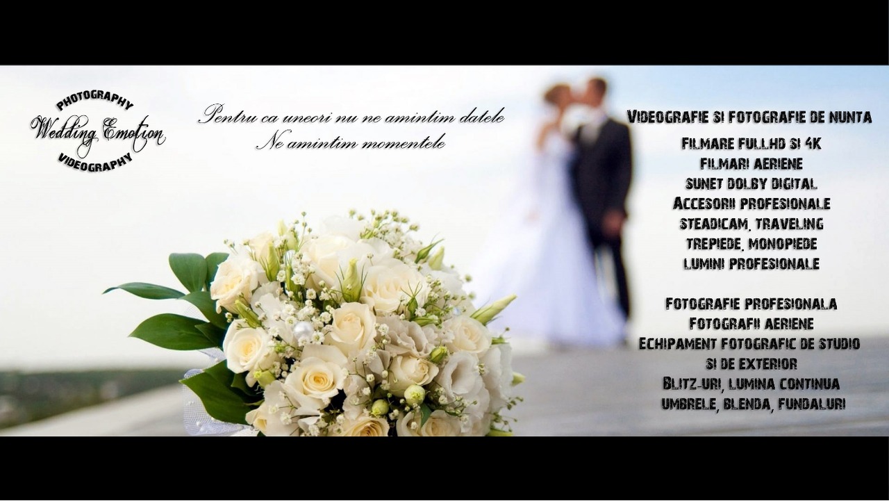 Wedding Emotion - Servicii foto video profesionale pentru evenimente - 1/1